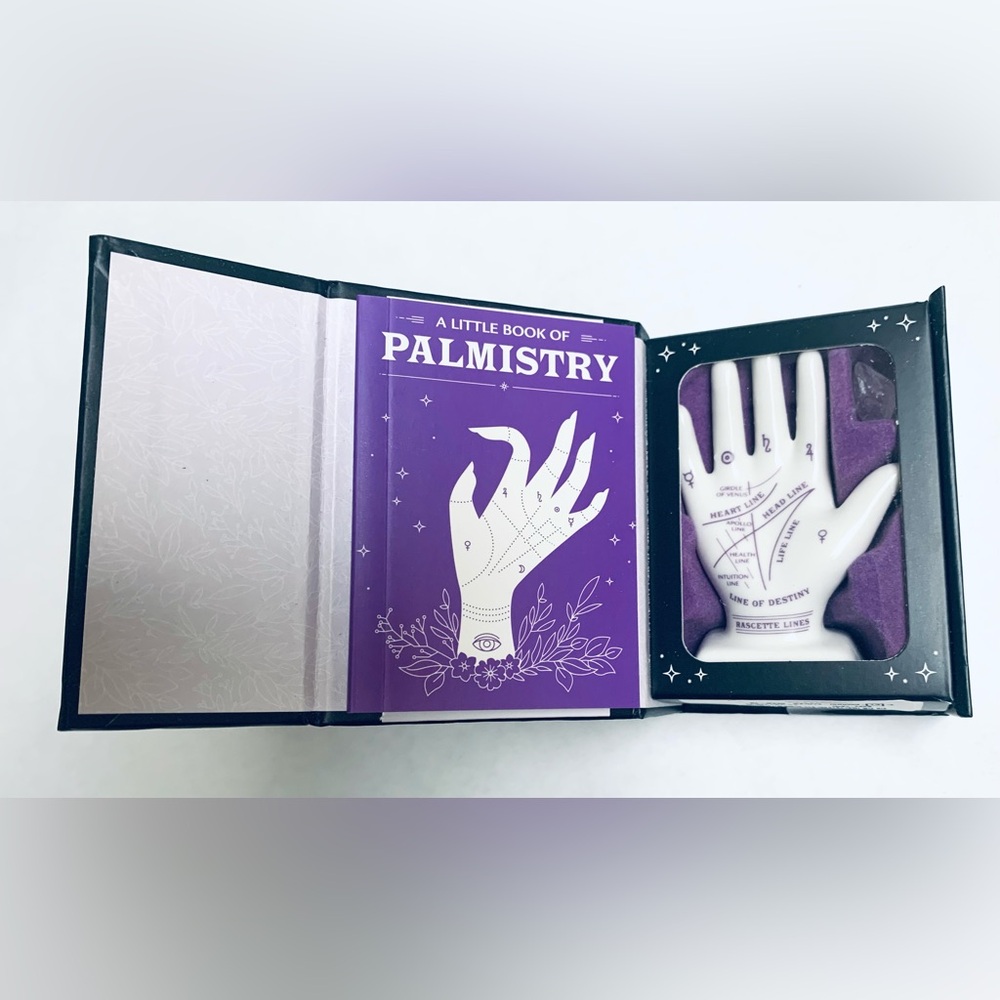 Tiny Palmistry - Book and Hand Bundle. New in box